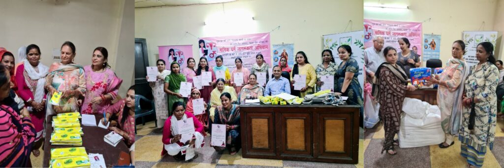 4th Sanitary Pads Distribution at Begumpur