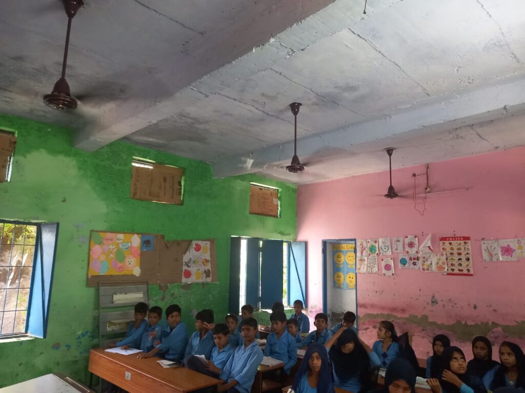 15 Fan Installation on School at Badwa on 12.07.2023​